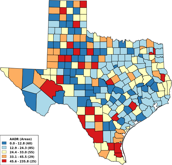 TX Mortality Data - Results Window